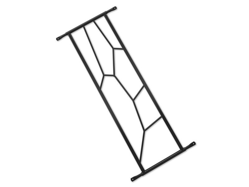 SecuBar Siertralie Deco 2 Zwart, op het kozijn