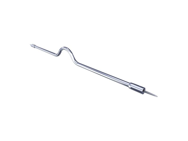 SecuBar Barrierestang Twist Combi RVS 910mm, in het kozijn