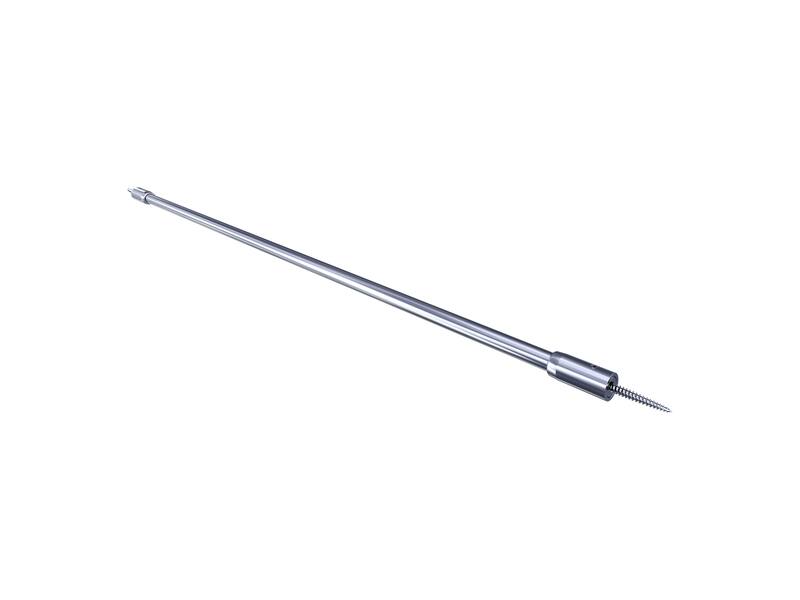 SecuBar Barrierestang Twist RVS 990 mm, in het kozijn