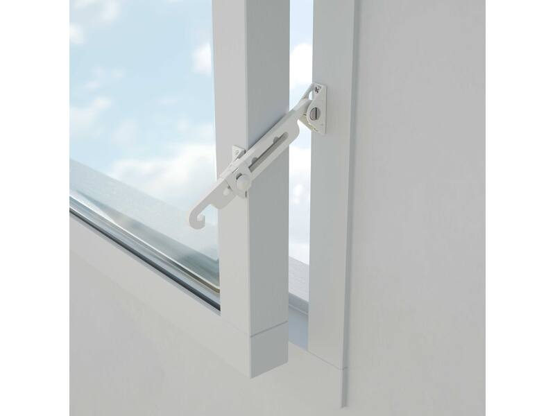 SecuMax Raamuitzetter 721 Wit - Binnendraaiend