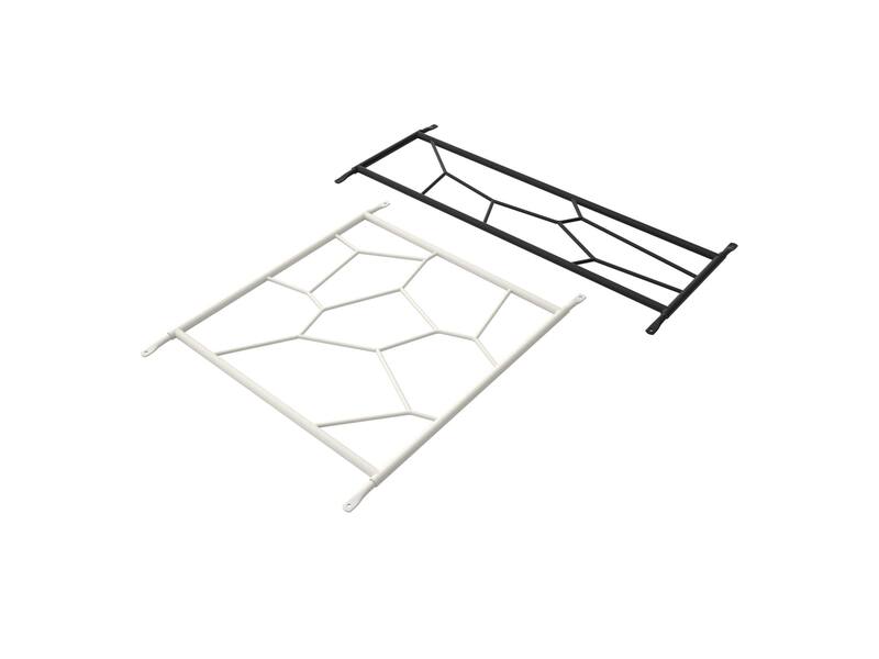 SecuBar Siertralie Deco 2 Wit, op het kozijn