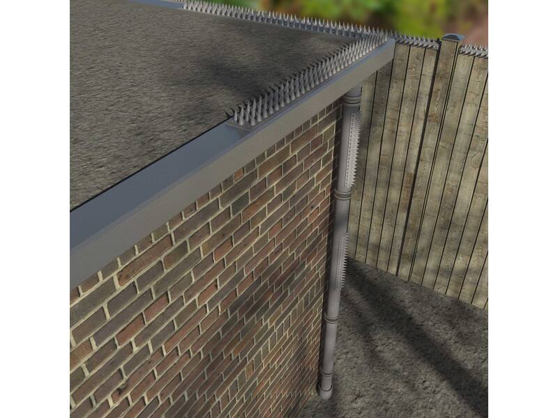 SecuMax Anti-klimstrip Grijs, 8 Stuks 500x45mm