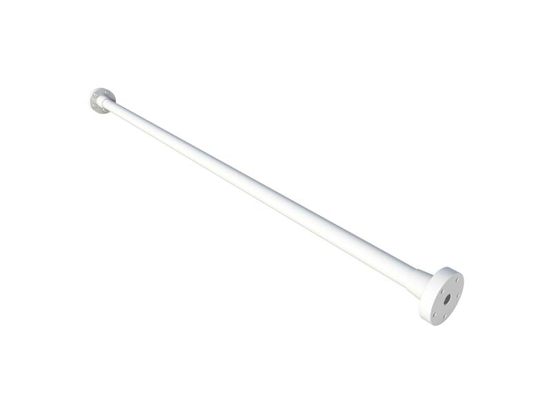 SecuGuard Doorvalbeveiliging Slimline Wit, in het kozijn 1300 mm