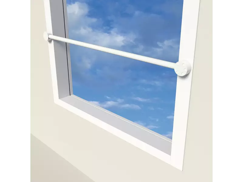 SecuGuard Doorvalbeveiliging Slimline Wit, op het kozijn 1300 mm