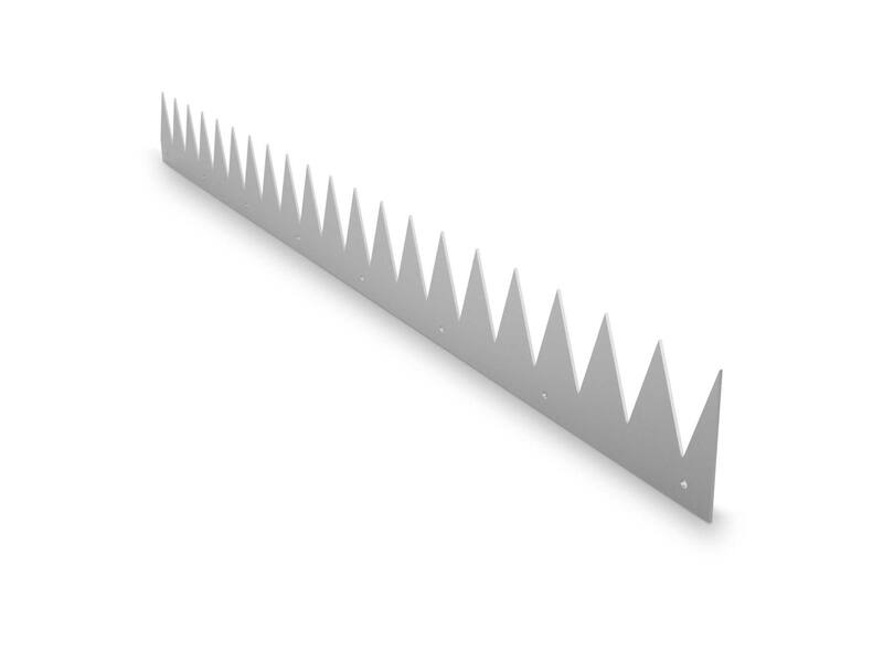SecuMax Anti-klimstrip  Staal verzinkt, 100cm - plat (2st)
