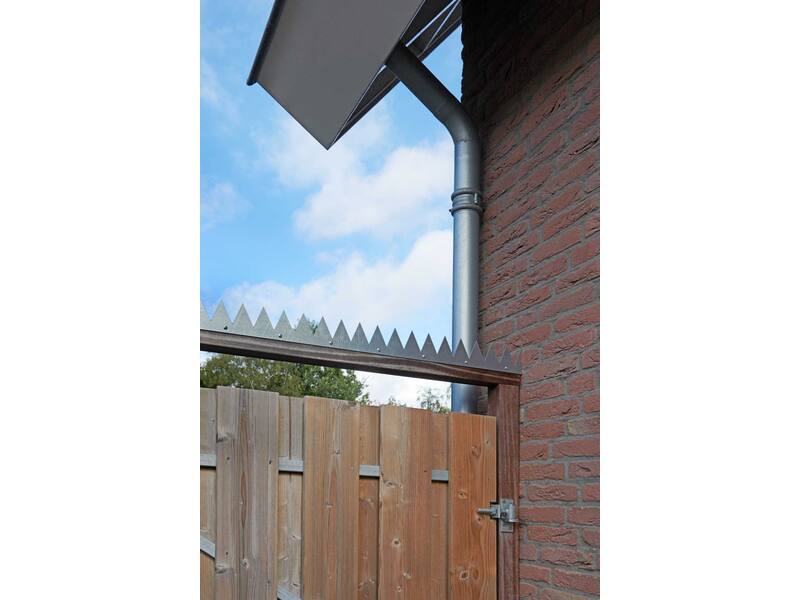 SecuMax Anti-klimstrip  Staal verzinkt, 100cm - plat (2st)