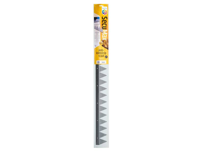SecuMax Anti-klimstrip  Staal verzinkt, 100cm - 15 graden (2st)