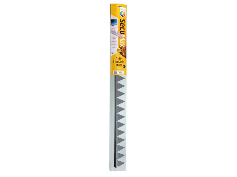 SecuMax Anti-klimstrip  Staal verzinkt, 100cm - 90 graden (2st)