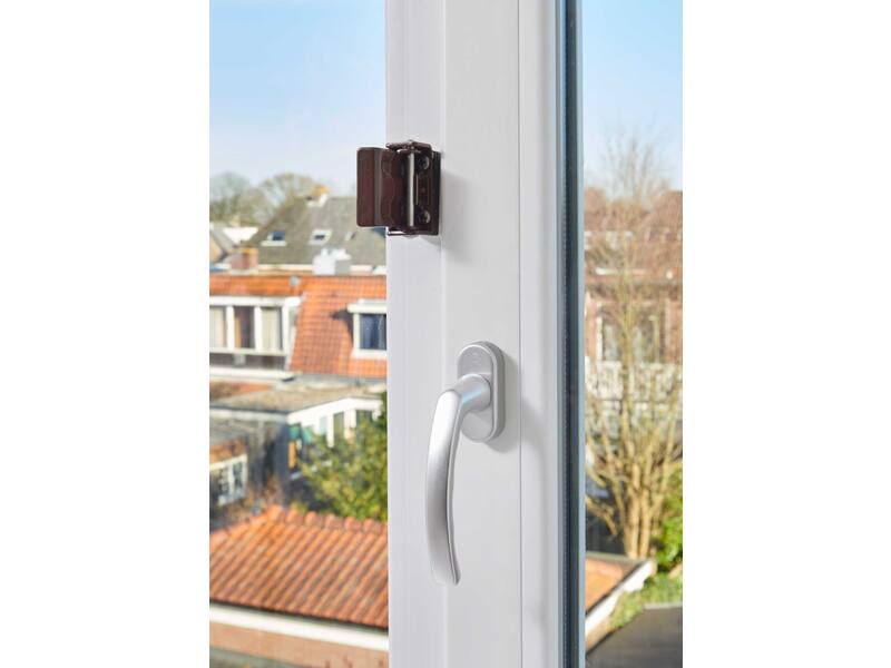 SecuMax Draaikiepraam grendel 840 Bruin