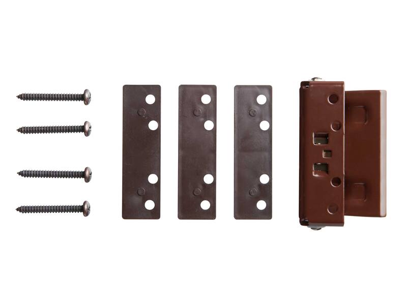 SecuMax Draaikiepraam grendel XL 842 Bruin