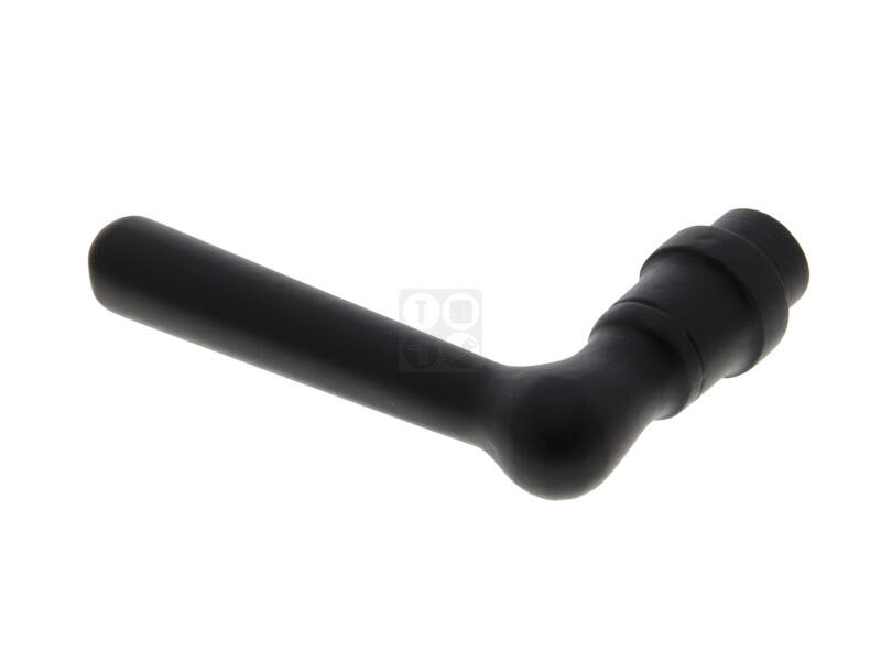 Gatdeel Zwart Recht pion 95 mm met borst