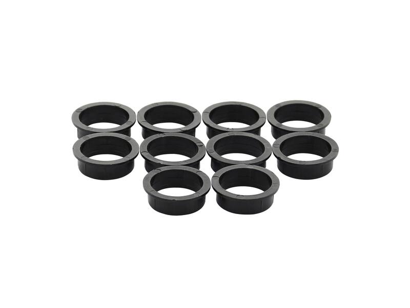 Intersteel 10 Nylon ringen 20mm-18 mm zwart