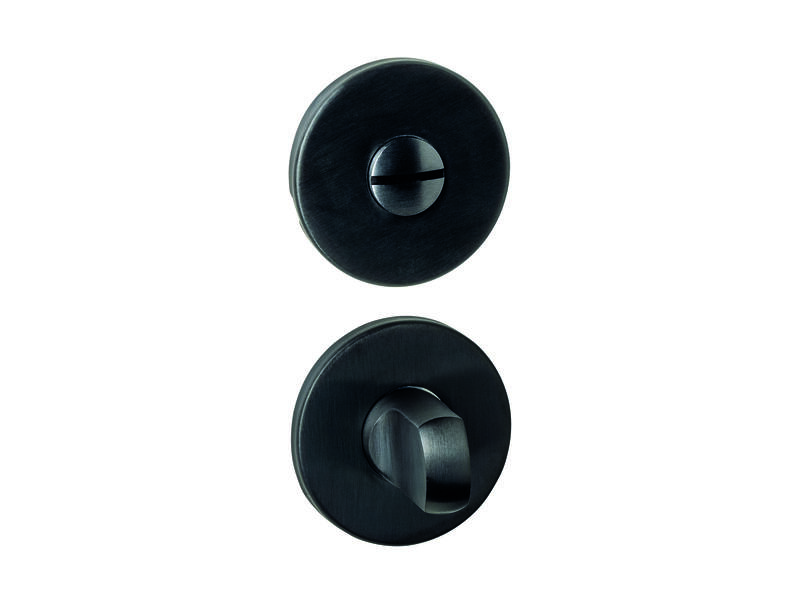 Intersteel WC-sluiting verdekt rond 52x6mm met stift 6-8mm PVD zwart