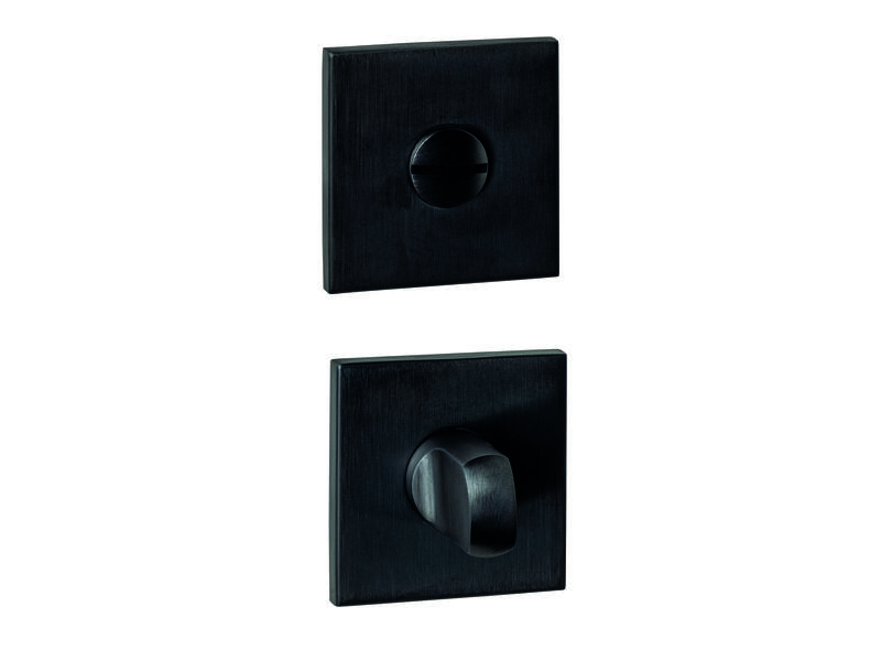 Intersteel WC-sluiting verdekt vierkant 53x53x6mm met stift 6-8mm PVD zwart