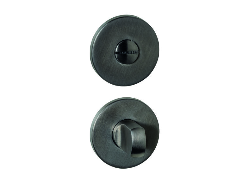 Intersteel WC-sluiting verdekt rond 52x6mm met stift 6-8mm PVD antraciet