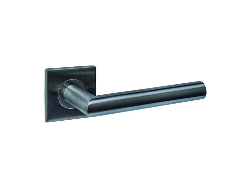 Intersteel Deurkruk Q 04 op rozet verdekt 53x53x6mm PVD antraciet
