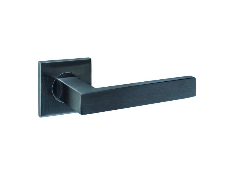Intersteel Deurkruk Q 05 op rozet verdekt 53x53x6mm PVD antraciet