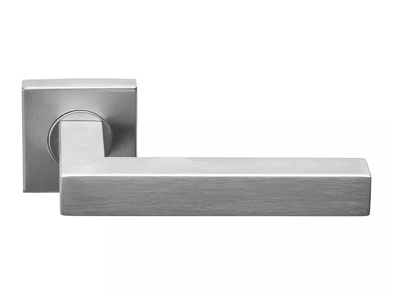 Deurkruk RVS Formani Basics BSQ1-G geveerde op Rozet
