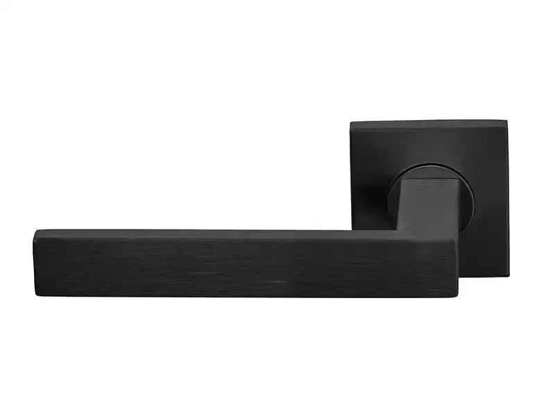 Gatdeel links  Gunmetal PVD Formani Basics BSQ2-G geveerde op Rozet