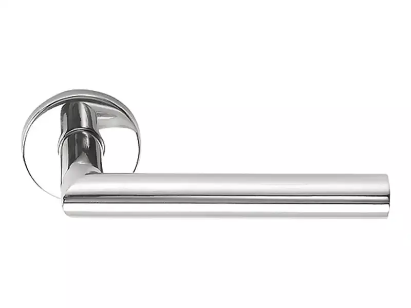 Deurkruk RVS gepolijst Formani Basics LB2-19 geveerde op Rozet