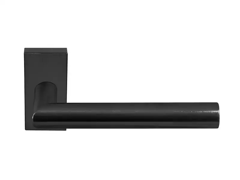 Deurkruk Gunmetal PVD Formani Basics LB2-19Q32G dubbel geveerde op Rozet