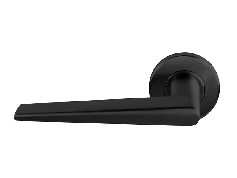 Gatdeel links Gunmetal PVD Formani Basics LB21H geveerde op Rozet