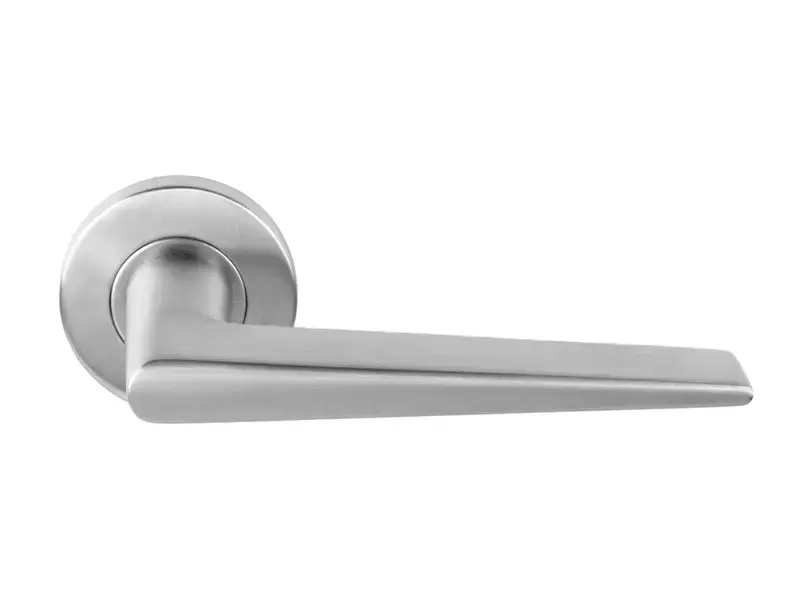 Deurkruk RVS Formani Basics LB21H geveerde op Rozet