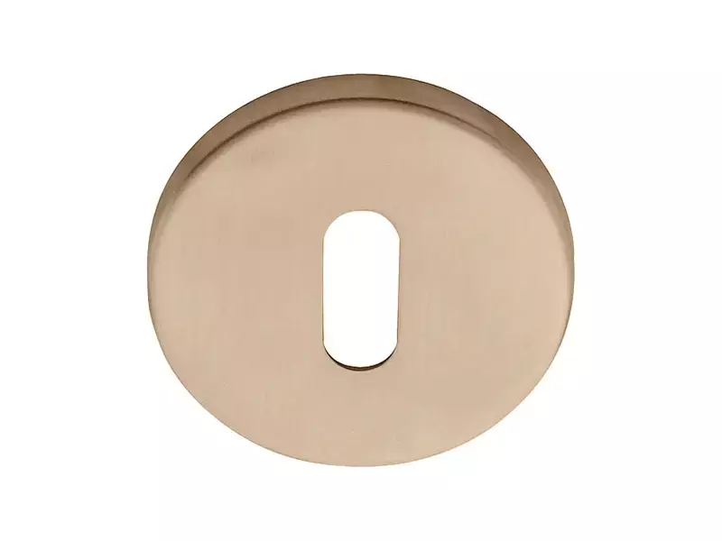 Sleutelrozet licht brons PVD rond 52 mm – Formani Basics LBN50