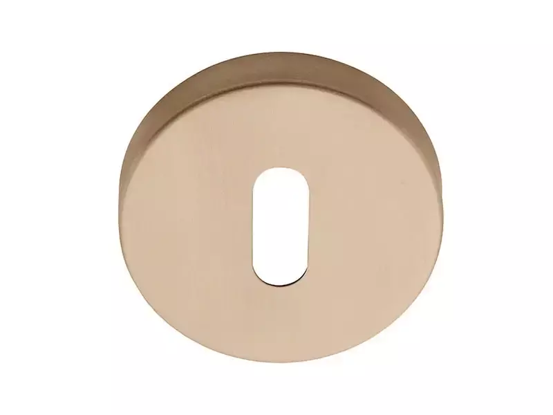 Sleutelrozet licht brons PVD rond 52 mm – Formani Basics LBN50D