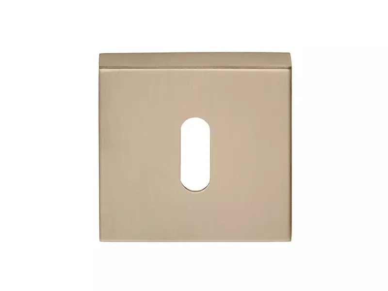 Sleutelrozet licht brons PVD vierkant 53 mm – Formani Basics BSQN53