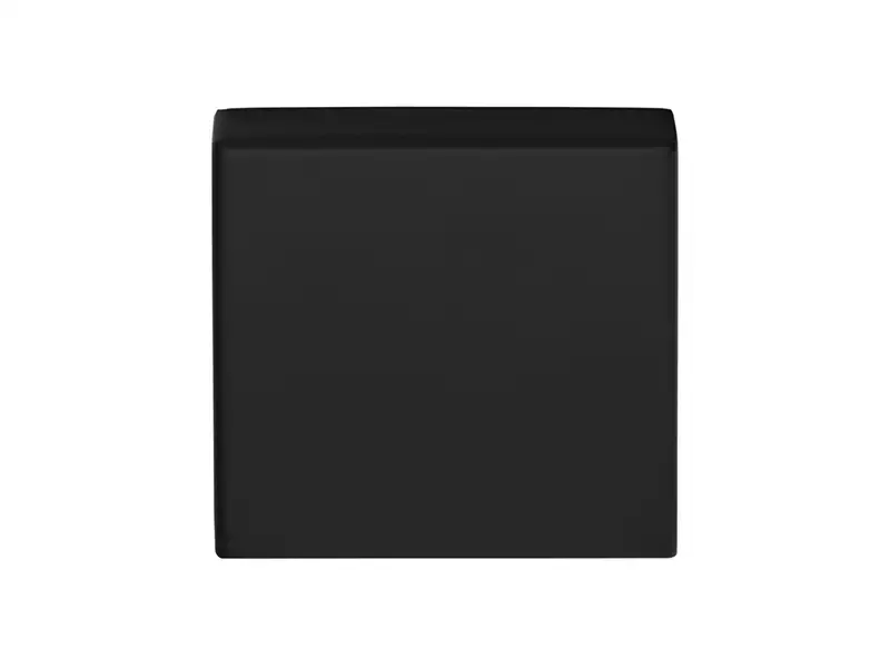 Blindrozet Zwart vierkant 53 mm – Formani Basics BSQB53