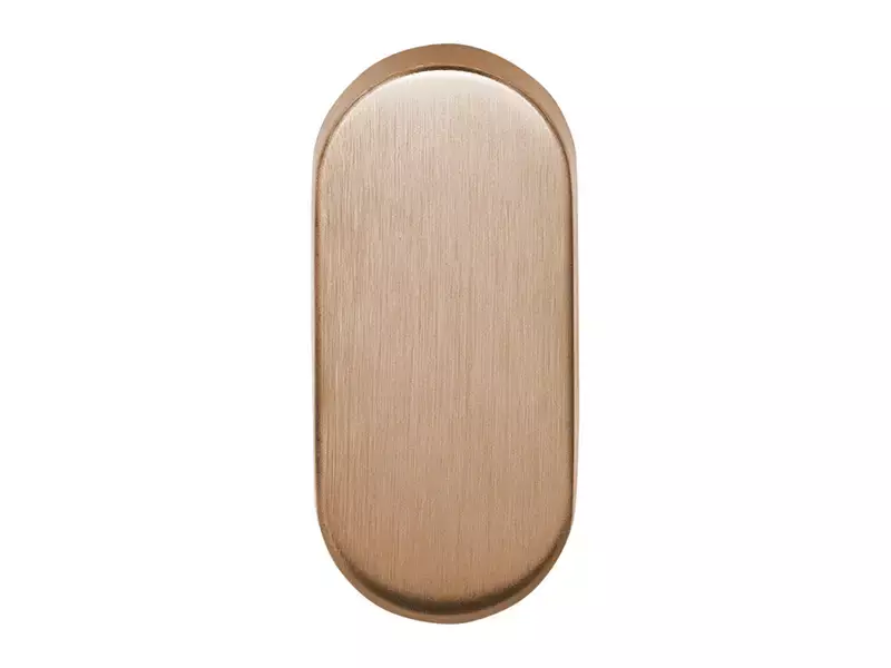 Blindrozet licht brons PVD ovaal – Formani Basics LBB32