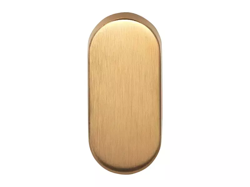 Blindrozet mat Goud PVD ovaal – Formani Basics LBB32