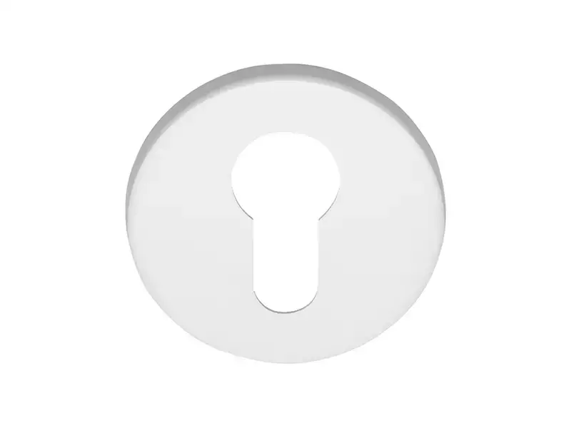 Profielcilinderrozet Wit rond 52 mm – Formani Basics LBY50