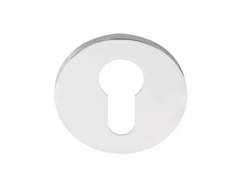 Profielcilinderrozet gepolijst RVS rond 52 mm – Formani Basics LBY50