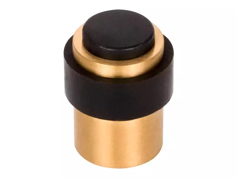 Deurstop mat Goud PVD vloer-/wandmontage rond 30 mm – Formani Basics LB30