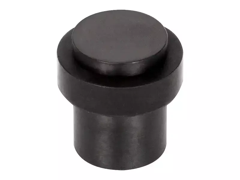 Deurstop Gunmetal PVD Vloermontage rond 30 mm – Formani Basics LB10D