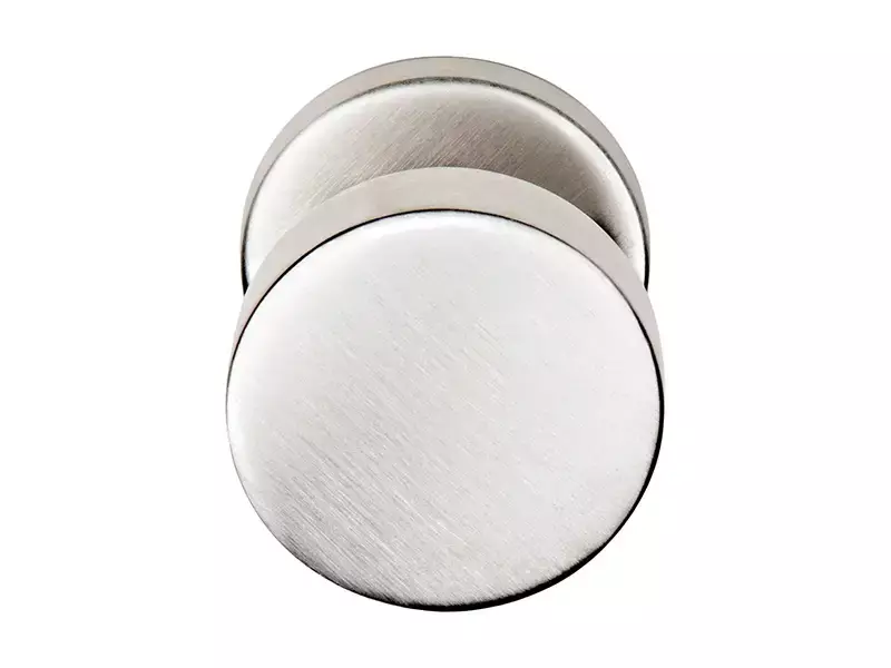 Voordeurknop RVS Rond 50 mm Vast op Rozet – LB503V