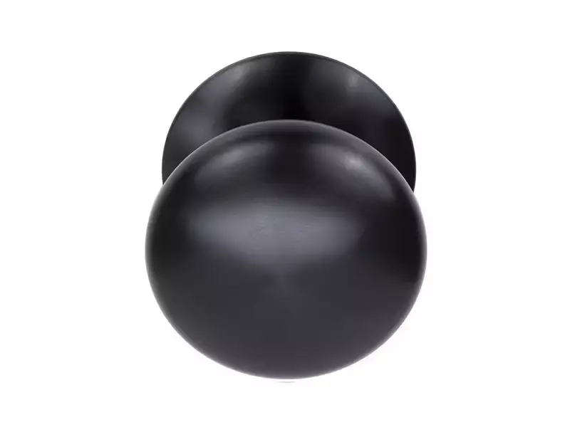 Voordeurknop Gunmetal PVD Rond 65 mm Vast op Rozet – LB65V