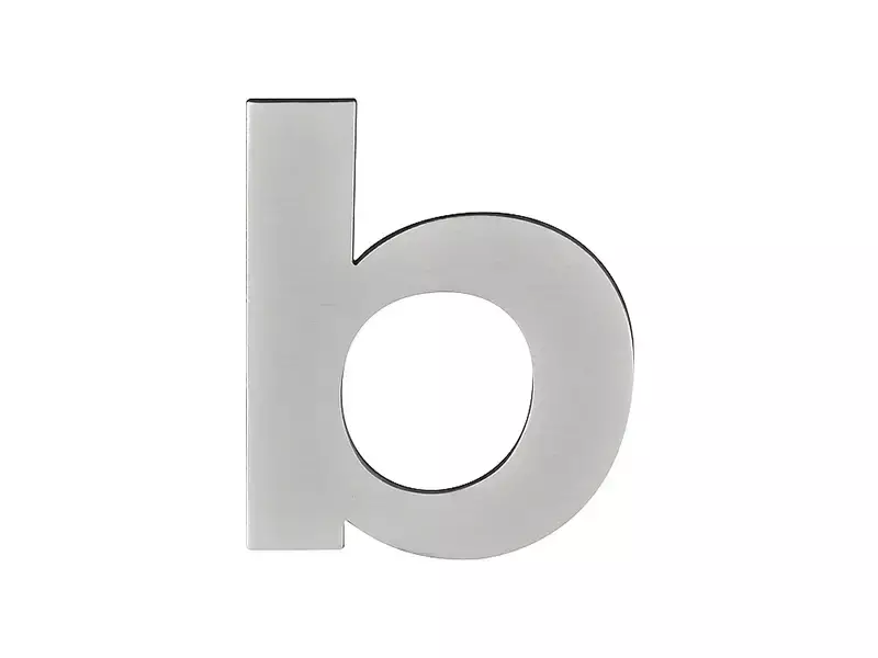 Huisletter B mat RVS PVD 77 mm – Formani Basics LBHN100-B