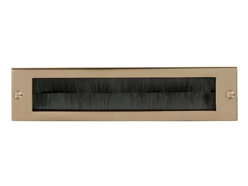Tochtborstel Licht Brons PVD 328x80 mm – Formani Basics