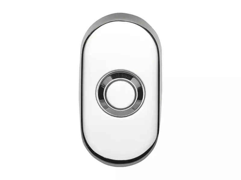 Beldrukker Ovaal gepolijst RVS – Formani Basics LB51