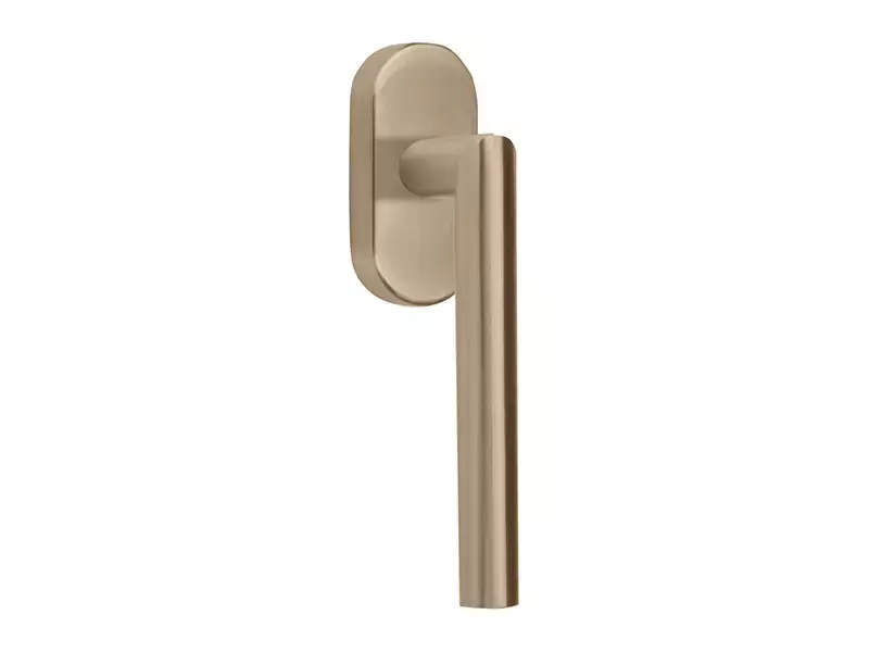 Draaikiep raamkruk licht brons PVD LB2-DK-O