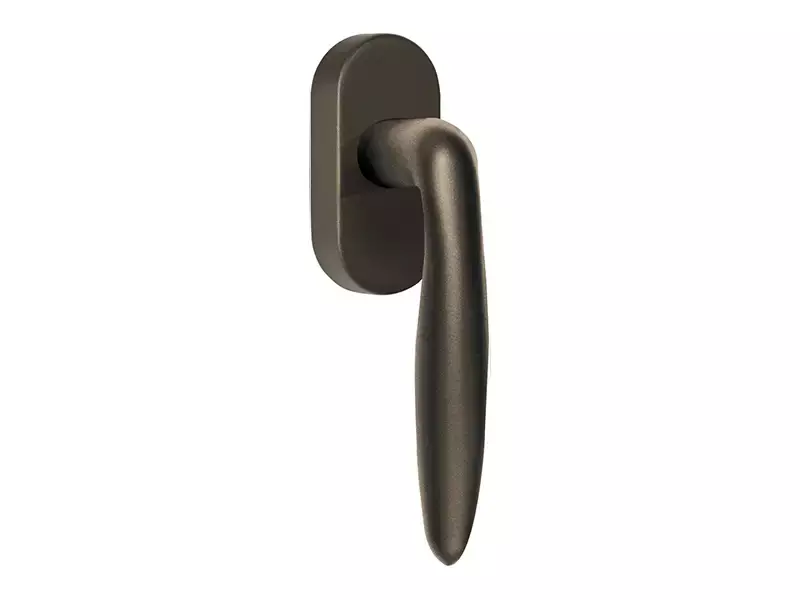 Draaikiep raamkruk Brons LB18H-DK-O