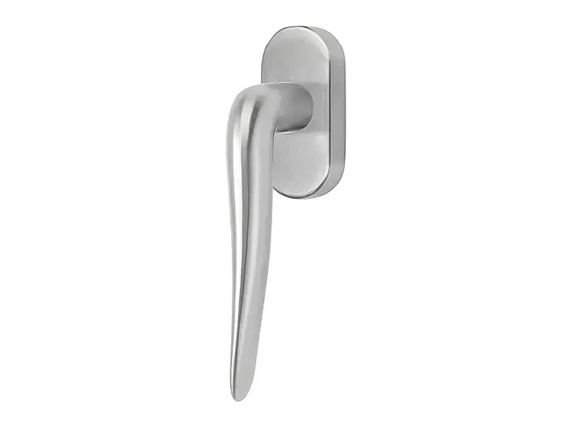 Draaikiep raamkruk links RVS LB20-DK-O