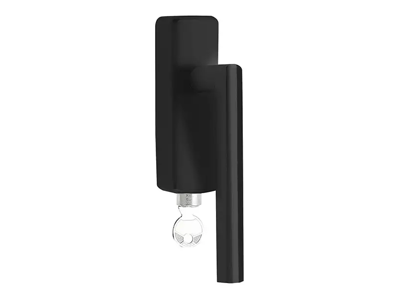 Draaikiep raamkruk Gunmetal PVD Afsluitbaar LB2-DKLOCK-O