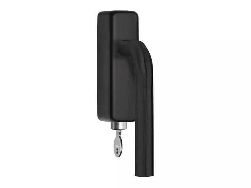 Draaikiep raamkruk Gunmetal PVD Afsluitbaar LB3-DKLOCK-O