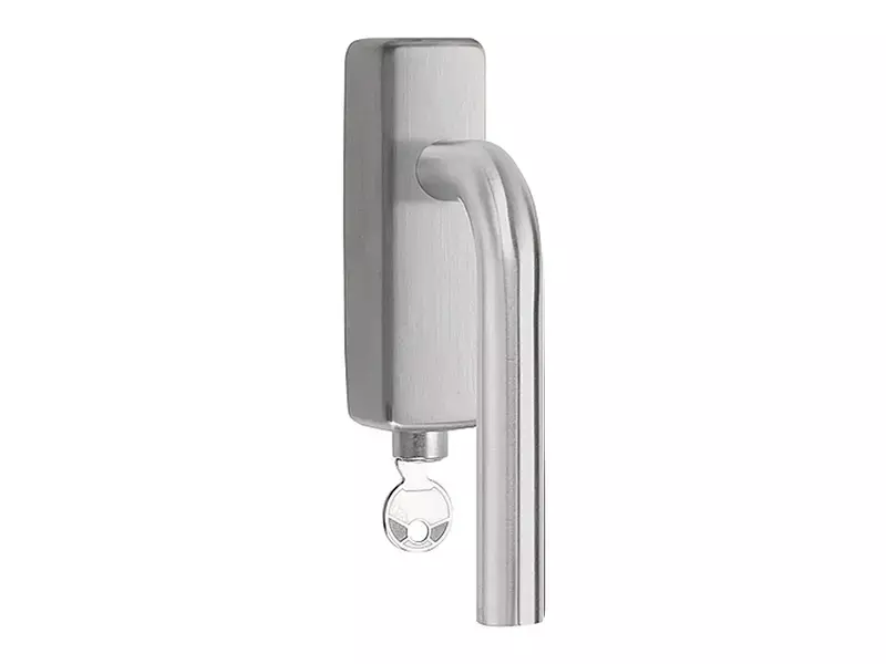 Draaikiep raamkruk RVS Afsluitbaar LB3-DKLOCK-O