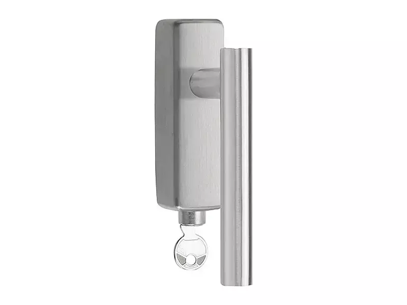 Draaikiep raamkruk RVS Afsluitbaar LB7-DKLOCK-O