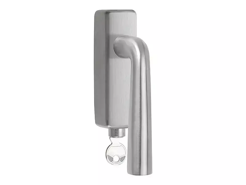 Draaikiep raamkruk RVS Afsluitbaar LB10H-DKLOCK-O
